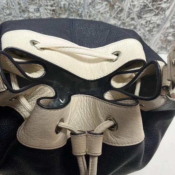 Coach Bucket Navy Blue Bag - Picture 9 of 16